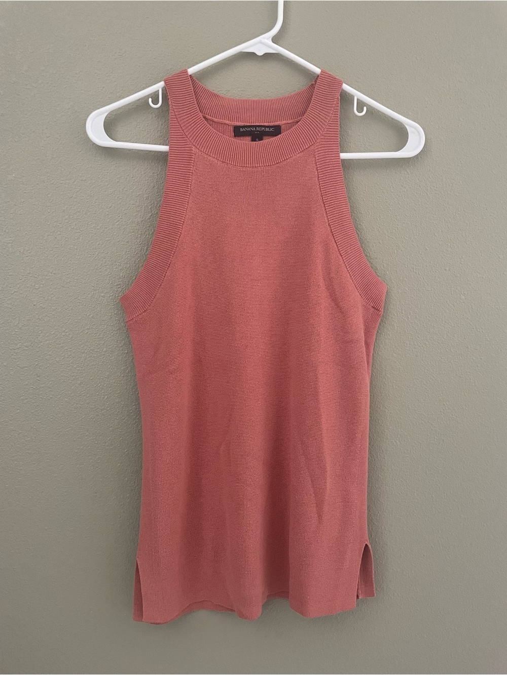 Banana Republic Light Terracotta Knit Tank Top Size Small